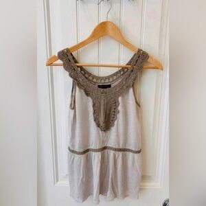 Banana Republic elevated linen tank